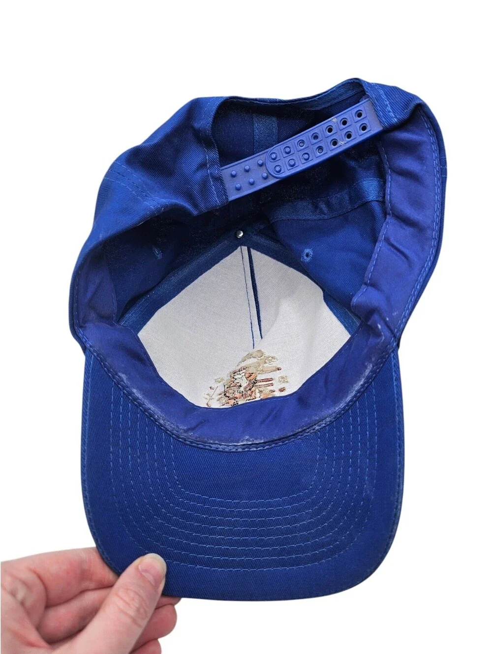 Vintage SCCMAS Tomcats Snapback Baseball Hat Cap Blue Embroidered